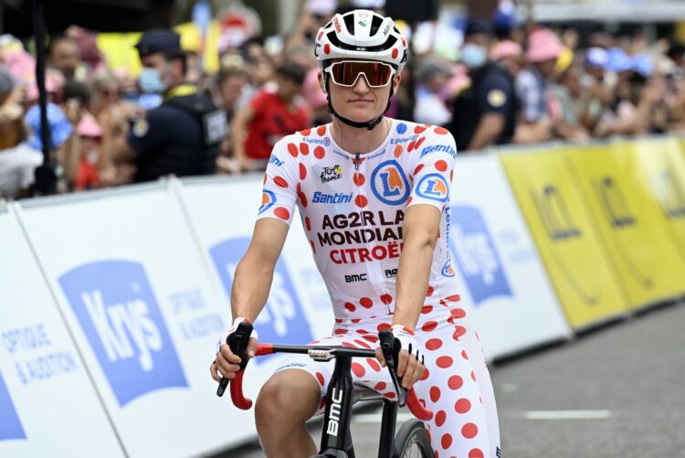 Austrian Felix Gall of AG2R Citroen Team pictured at the start of stage 6 of the Tour de France cycling race, a 144,9 km race from Tarbes to Cauterets-Cambasque, France, Thursday 06 July 2023. This year's Tour de France takes place from 01 to 23 July 2023. BELGA PHOTO DIRK WAEM - Photo by Icon sport