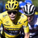 Slovenian Tadej Pogacar of UAE Team Emirates and Danish Jonas Vingegaard of Jumbo-Visma pictured in action during stage 9 of the Tour de France cycling race, a 182,4 km race from Saint-Leonard-de-Noblat to Puy de Dome, France, Sunday 09 July 2023. This year's Tour de France takes place from 01 to 23 July 2023. BELGA PHOTO POOL BERNARD PAPON - Photo by Icon sport
