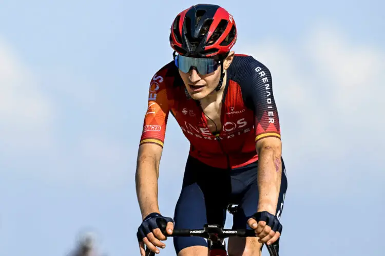 Spanish Carlos Rodriguez of Ineos Grenadiers pictured during stage 9 of the Tour de France cycling race, a 182,4 km race from Saint-Leonard-de-Noblat to Puy de Dome, France, Sunday 09 July 2023. This year's Tour de France takes place from 01 to 23 July 2023. BELGA PHOTO DIRK WAEM - Photo by Icon sport