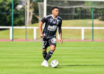 Kenny LALA of Brest during the pre season friendly match between Stade Brestois 29 and US Avranches on July 15, 2023 in Dinard, France. (Photo by Philippe Le Brech/Icon Sport)