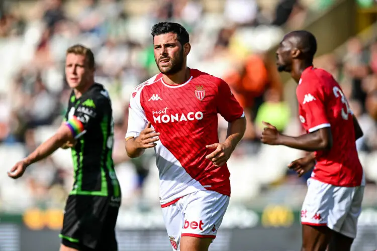 Kevin VOLLAND of Monaco during the friendly soccer match between Cercle Brugge KS and AS Monaco at Jan Breydel stadion on July 15, 2023 in Bruges, Belgium. (Photo by Baptiste Fernandez/Icon Sport)