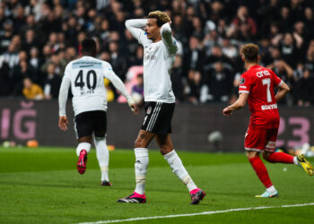 Dele Alli of Besiktas during the Turkish Super League football match between Besiktas and Antalyaspor at Vodafone Park in Istanbul , Turkey on February 26 , 2023. ( Photo by Seskimphoto ) - Photo by Icon sport