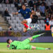 Bradley BARCOLA of France and Anatoliy TRUBIN of Ukraine during the Quarter Final U21 EURO 2023 match between France v Ukraine on July 2, 2023 in Cluj-Napoca, Romania. (Photo by Anthony Dibon/Icon Sport)