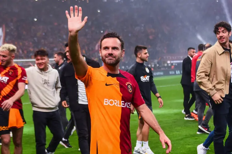 Juan Mata of Galatasaray during the Turkish Super League match between Galatasaray and Fenerbahce at NEF Stadyumu in Istanbul, Turkey, on June 4, 2023. (Photo by Seskimphoto ) - Photo by Icon sport