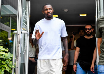 June 27, 2023 Milan, Italy - News - New inter acquisition Marcus Thuram at Coni in Via Piranesi for medical examination - Photo by Icon sport