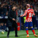 Antoine Griezmann of Atletico de Madrid celebrates after scoring goal with Diego Pablo Simeone during the La Liga match between Atletico de Madrid and Sevilla FC played at Civitas Metropolitano Stadium on March 4, 2023 in Madrid, Spain. (Photo by Cesar Cebolla / Pressinphoto / Icon Sport) - Photo by Icon sport