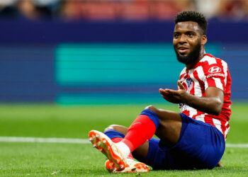Thomas Lemar of Atletico de Madrid during LaLiga match, Date 33, between Atletico de Madrid and Cadiz CF. played at Civitas Metropolitano Stadium on May 03, 2023 in Madrid, Spain. (Photo by Cesar Cebolla / Pressinphoto / Icon Sport) - Photo by Icon sport