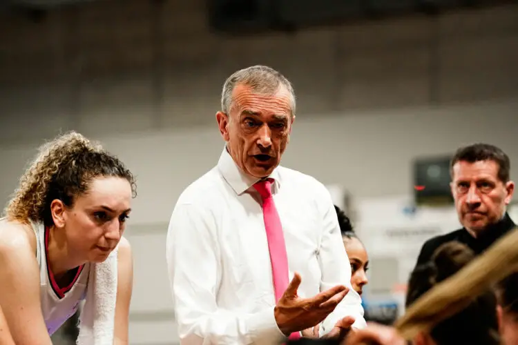 Head coach Pierre VINCENT of LDLC ASVEL during the Final LFB match between LDLC ASVEL and Tango Bourges on June 4, 2022 in Lyon, France. (Photo by Sandra Ruhaut/Icon Sport)