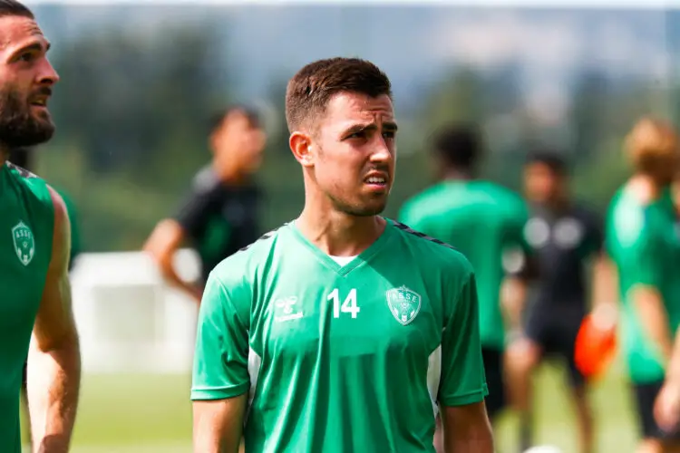 Dylan CHAMBOST of Saint Etienne  during the training session of AS Saint-Etienne on July 10, 2023 in Saint-Etienne, France. (Photo by Romain Biard/Icon Sport)
