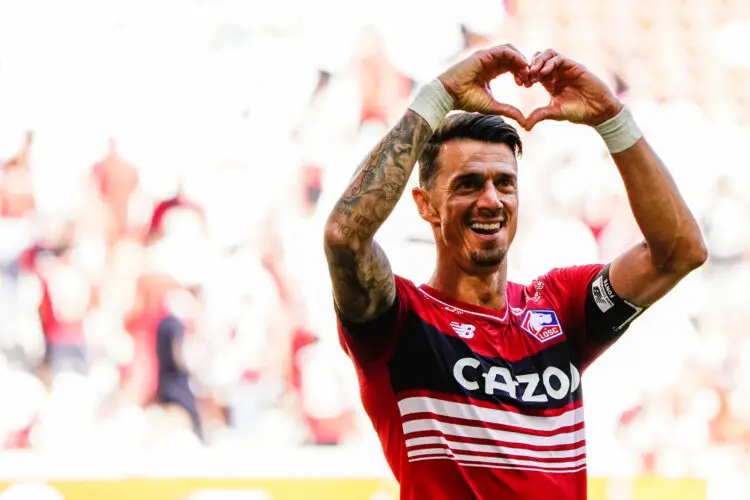 Jose FONTE of Lille after the Ligue 1 Uber Eats match between Lille and Auxerre at Stade Pierre Mauroy on August 7, 2022 in Lille, France. (Photo by Sandra Ruhaut/Icon Sport)