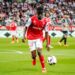 Cheick Keita of Reims during the Ligue 1 Uber Eats match between Reims and Montpellier at Stade Auguste Delaune on June 3, 2023 in Reims, France. (Photo by Dave Winter/Icon Sport)