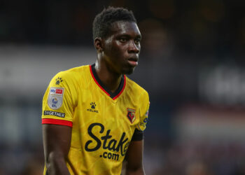 Ismaïla Sarr #23 of Watford during the game in West Bromwich, United Kingdom on 8/8/2022. (Photo by Gareth Evans/News Images/Sipa USA) - Photo by Icon sport