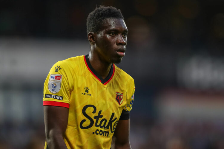 Ismaïla Sarr #23 of Watford during the game in West Bromwich, United Kingdom on 8/8/2022. (Photo by Gareth Evans/News Images/Sipa USA) - Photo by Icon sport