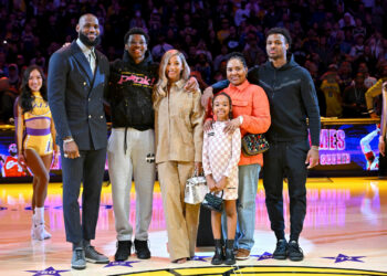 LeBron Jameset sa famille. SUSA / Icon Sport