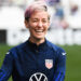 Feb 19, 2023; Nashville, Tennessee, USA; USA forward Megan Rapinoe (15) before the match against Japan at Geodis Park. Mandatory Credit: Christopher Hanewinckel-USA TODAY Sports/Sipa USA - Photo by Icon sport