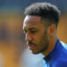 Pierre-Emerick Aubameyang #9 of Chelsea during the pre-game warm up ahead of the Premier League match Wolverhampton Wanderers vs Chelsea at Molineux, Wolverhampton, United Kingdom, 8th April 2023 (Photo by Gareth Evans/News Images) in Wolverhampton, United Kingdom on 4/8/2023. (Photo by Gareth Evans/News Images/Sipa USA) - Photo by Icon sport