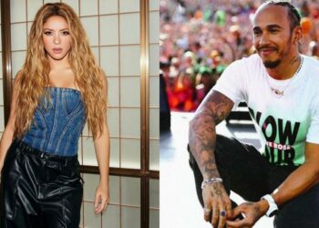 Shakira et Lewis Hamilton