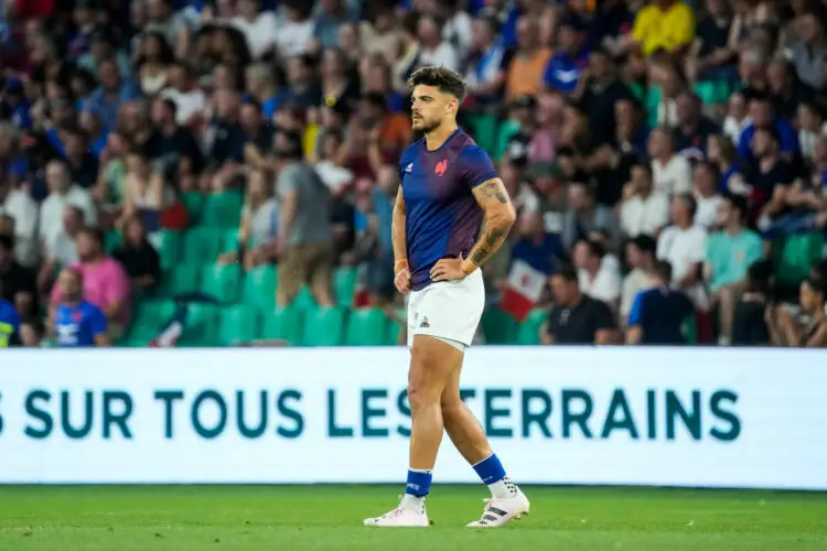 Romain NTAMACK of France during the Summer Nations Series match between France and Ecosse on August 12, 2023 in Saint-Etienne, France. (Photo by Hugo Pfeiffer/Icon Sport)
