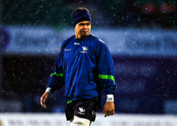 14 January 2023; Leva Fifita of Connacht before the EPCR Challenge Cup Pool A Round 3 match between Connacht and CA Brive at The Sportsground in Galway. Photo by Ben McShane/Sportsfile 

Photo by Icon Sport