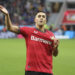 firo : 04/23/2023 football, soccer, 1st league, first federal league, season, first federal league 2022/2023, Bayer Leverkusen - RB Leipzig jubilation over goal to the 2.0 penalty Nadiem Amiri - Photo by Icon sport