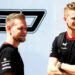 (L to R): Kevin Magnussen (DEN) Haas F1 Team with team mate Nico Hulkenberg (GER) Haas F1 Team. 02.03.2023. Formula 1 World Championship, Rd 1, Bahrain Grand Prix, Sakhir, Bahrain, Preparation Day. - www.xpbimages.com, EMail: requests@xpbimages.com © Copyright: Coates / XPB Images - Photo by Icon sport