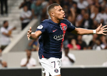 07 Kylian MBAPPE (psg) during the Ligue 1 Uber Eats match between Toulouse Football Club and Paris Saint-Germain Football Club at Stadium de Toulouse on August 19, 2023 in Toulouse, France. (Photo by Anthony Bibard/FEP/Icon Sport)
