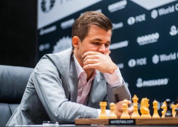Magnus Carlsen (Photo: Fredrik Varfjell / Bildbyran / Icon sport)
