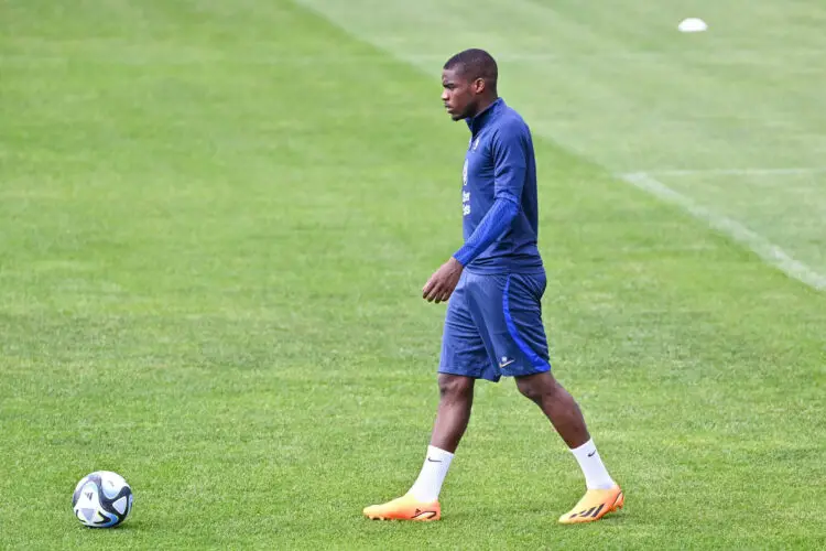 Niels NKOUNKOU of France during the Training session of France U21 on June 30, 2023 in Cluj-Napoca, Romania. (Photo by Anthony Dibon/Icon Sport)