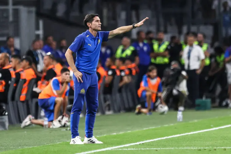 MARCELINO head coach of Marseille during the UEFA Champions League, Third Qualifying Round, second leg match between Marseille and Panathinaikos at Orange Velodrome on August 15, 2023 in Marseille, France. (Photo by Johnny Fidelin/Icon Sport)