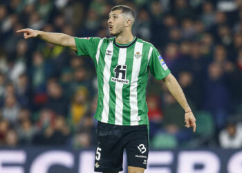 Guido Rodriguez of Real Betis during the La Liga match, Date 17, between Real Betis and FC Barcelona played at Benito Villamarin Stadium on February 01, 2023 in Sevilla, Spain. (Photo by Antonio Pozo / Pressinphoto / Icon Sport) - Photo by Icon sport