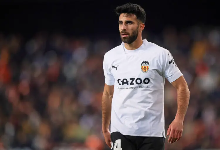 Eray Comert of Valencia during the La Liga match between Valencia and Athletic Club played at Mestalla Stadium on February 11 in Valencia, Spain. (Photo by Pressinphoto / Icon Sport) - Photo by Icon sport