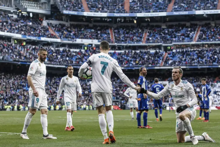 Karim Benzema,Cristiano Ronaldo and Gareth Bale
Photo: Shot For Press / Icon Sport