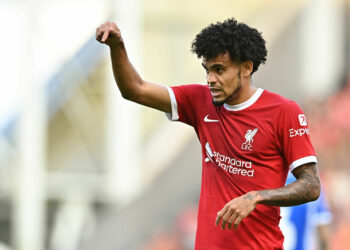 Preston, England, 7th August 2023. Luis Diaz of Liverpool during the Friendly match match at Deepdale, Preston. Picture credit should read: Gary Oakley / Sportimage - Photo by Icon sport