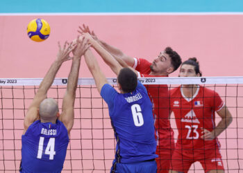 Italie - France en demi de l'Euro de Volley - Photo by Icon sport