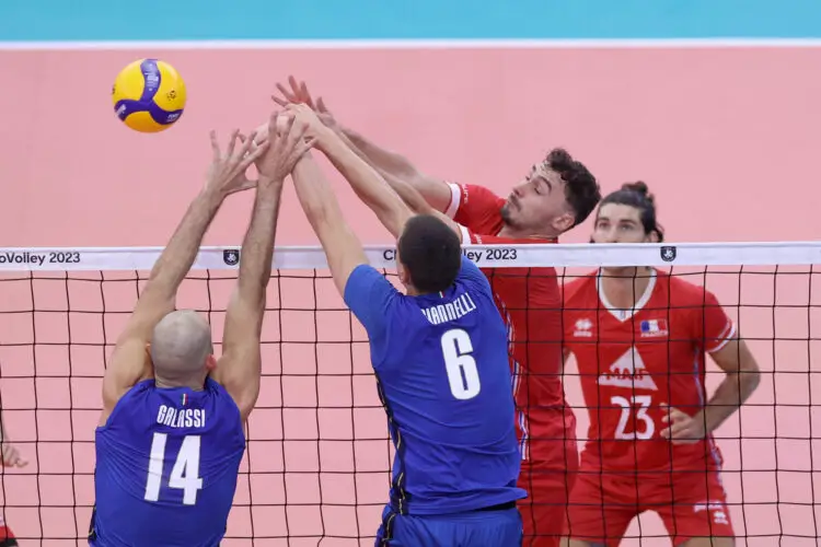 Italie - France en demi de l'Euro de Volley - Photo by Icon sport