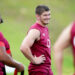 England's Owen Farrell during a training session at the Honda England Rugby Performance Centre at Pennyhill Park, Bagshot. Picture date: Monday August 21, 2023. - Photo by Icon sport