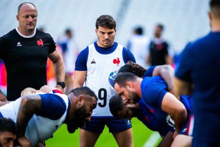 Antoine Dupont et les Bleus avant d'affronter la Nouvelle-Zélande -Photo by Icon sport