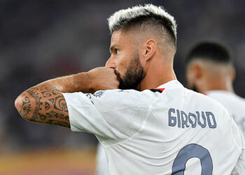 Olivier Giroud a déjà inscrit 4 buts en 3 matchs de Serie A cette saison - Photo by Icon sport