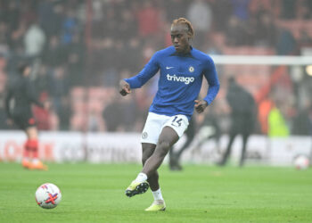 6th May 2023; Vitality Stadium, Boscombe, Dorset, England: Premier League Football, AFC Bournemouth versus Chelsea; Trevoh Chalobah of Chelsea warms up - Photo by Icon sport