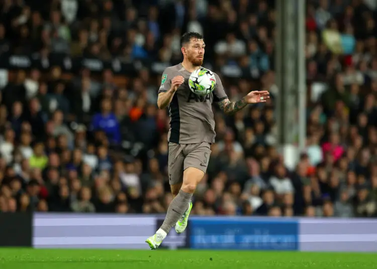 Pierre-Emile Hojbjerg a fait six apparitions sous le maillot des Spurs cette saison. - Photo by Icon sport.