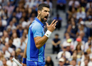 Novak Djokovic lors de la finale de l'US Open - Photo by Icon sport