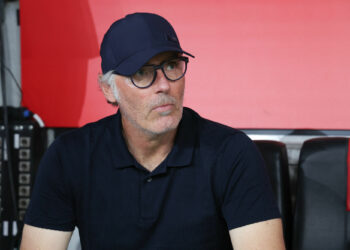 Laurent BLANC à Nice, France. (Photo by Johnny Fidelin/Icon Sport)