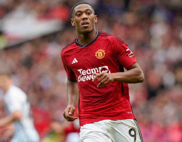 MANCHESTER, ENGLAND, 26th August 2023. Anthony Martial of Manchester United during the Premier League match at OLD TRAFFORD, MANCHESTER. Picture credit should read: Andrew Yates / Sportimage - Photo by Icon sport