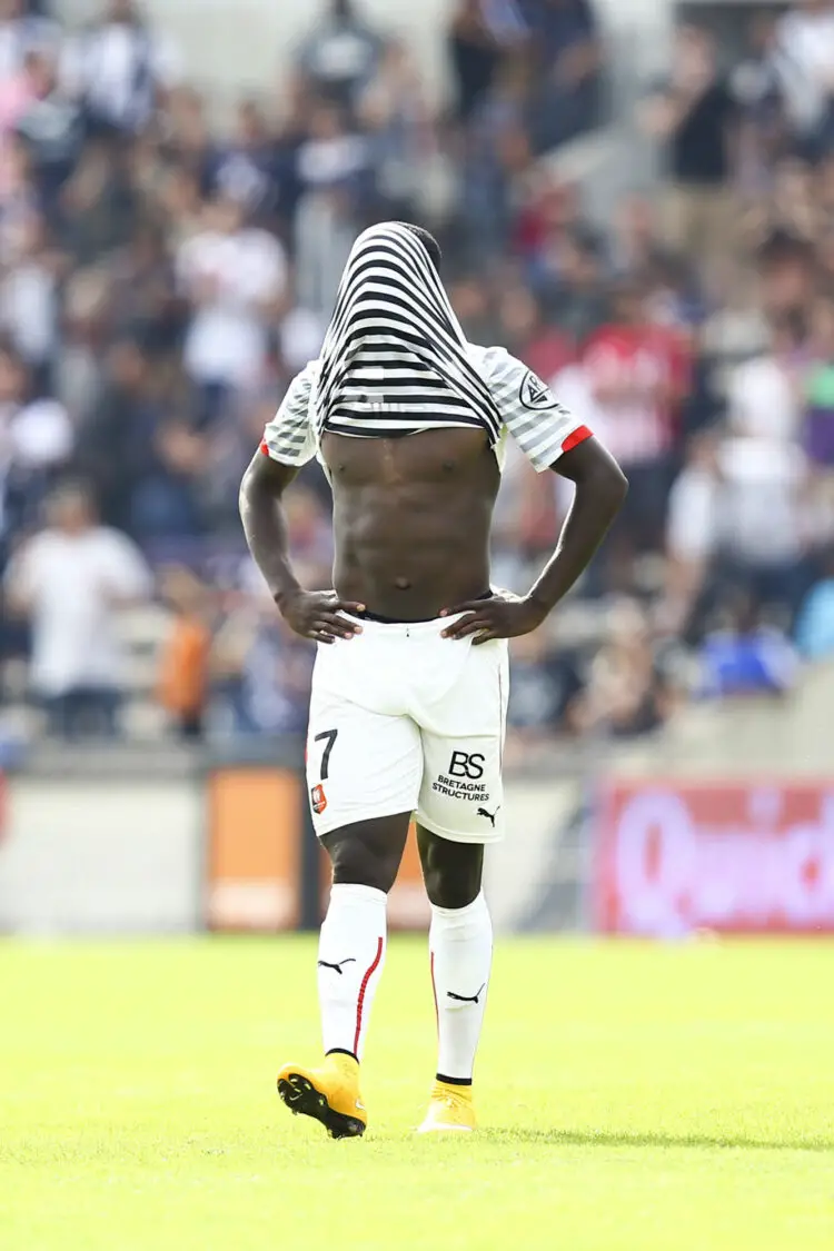 Paul George Ntep sous les couleurs du Stade Rennais en 2014.