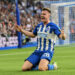 Evan Ferguson of Brighton and Hove Albion celebrates scoring his second goal during the Premier League match at the American Express Stadium, Brighton and Hove
Picture by Jeremy Landey/Focus Images/Sipa USA 02/09/2023 - Photo by Icon sport