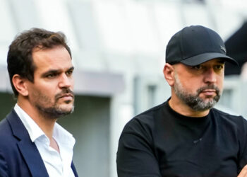 Admar Lopes (à gauche) et Gérard Lopez (à droite) sont-ils vraiment à même de stopper la crise à Bordeaux ? - Photo by Hugo Pfeiffer/Icon Sport.