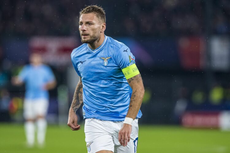 ROTTERDAM - Ciro Immobile of SS Lazio during the UEFA Champions League group E match between Feyenoord and SS Lazio at Feyenoord Stadion de Kuip on October 25, 2023 in Rotterdam, Netherlands. ANP | Hollandse Hoogte | COR LASKER - Photo by Icon sport