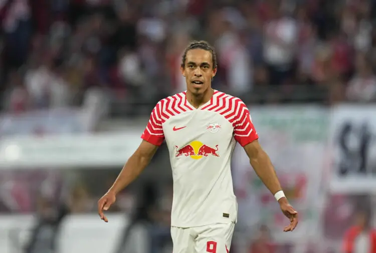 Yussuf Poulsen vient de prolonger son contrat avec Leipzig. - Photo by Icon sport.