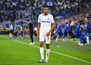 Azzedine Ounahi peine à confirmer les espoirs placés en lui après la coupe du monde. - Photo by Baptiste Fernandez/Icon Sport.