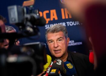 Joan Laporta est bien décidé à ne pas se laisser faire ! - Photo by Icon sport.